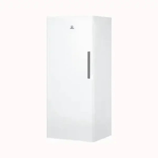 Congelatore verticale bianco INDESIT con maniglia integrata e design compatto per la casa