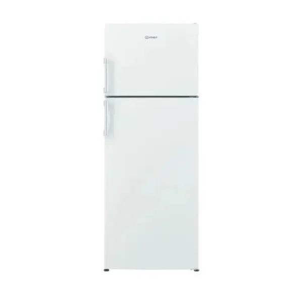 Frigorifero Indesit bianco a doppia porta, design semplice e funzionale