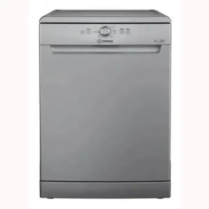 Lavastoviglie INDESIT grigia con pannello di controllo manuale e design compatto