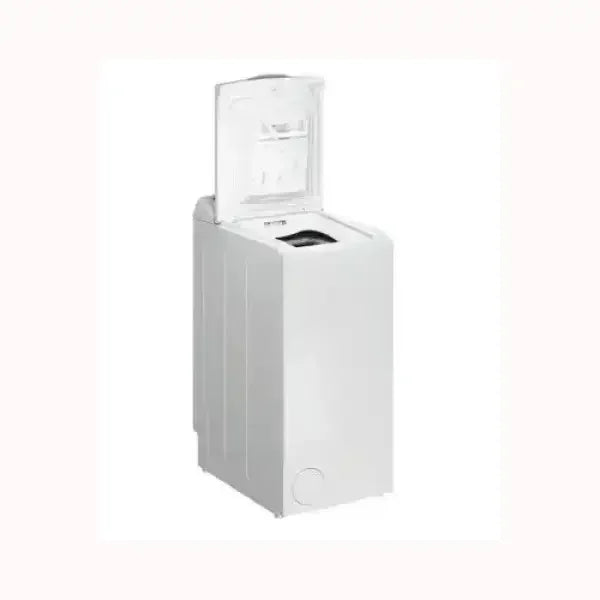 Lavatrice INDESIT a carica dall alto bianca con design compatto e pratico per uso domestico