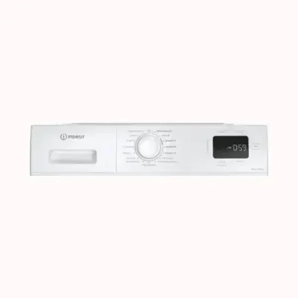Pannello di controllo lavatrice INDESIT bianco con display digitale e selettore programmi
