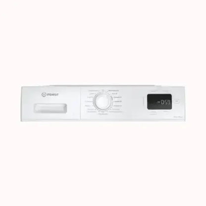 Pannello di controllo lavatrice INDESIT bianco con display digitale e selettore programmi