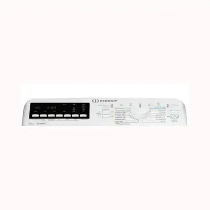 Pannello di controllo lavatrice INDESIT con display digitale e selettore programmi bianco