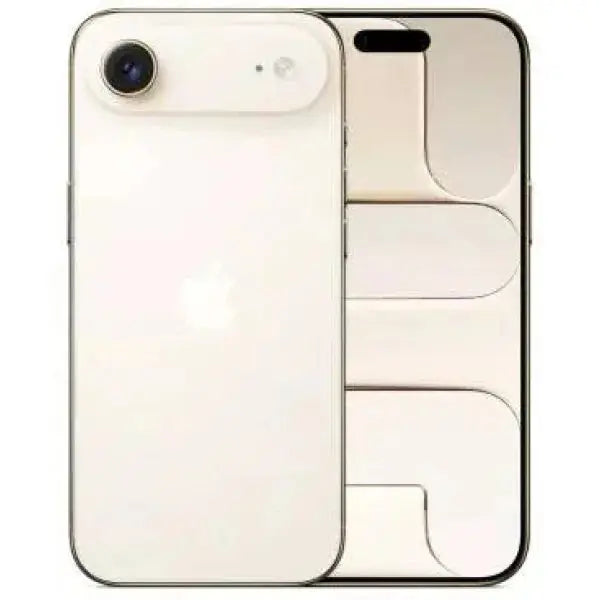 Apple iPhone Air in bianco con design elegante e fotocamera avanzata sul retro