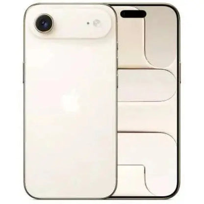 Apple iPhone Air in bianco con design elegante e fotocamera avanzata sul retro