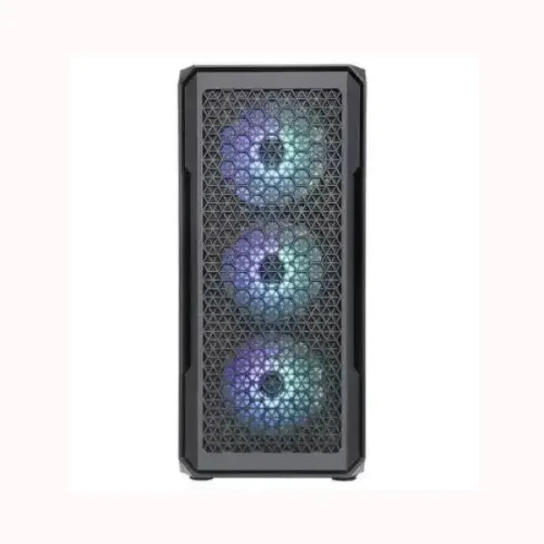 Case Cooler Master con tre ventole RGB illuminate e design frontale a rete iTEK