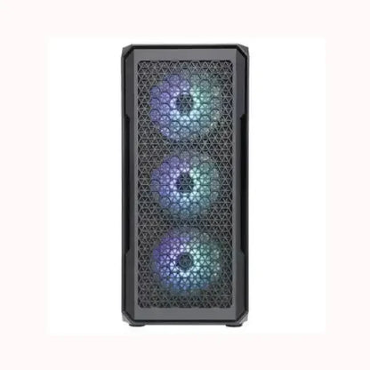 Case Cooler Master con tre ventole RGB illuminate e design frontale a rete iTEK