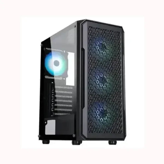 Case per PC Cooler Master con ventole RGB illuminate e pannello laterale in vetro temperato iTEK