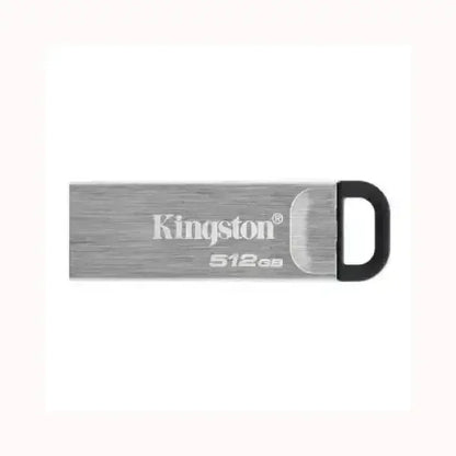Pendrive KINGSTON da 512GB in metallo con design compatto e attacco per portachiavi