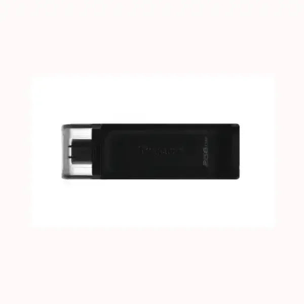 Pendrive KINGSTON nera con connettore USB protetto da cappuccio trasparente