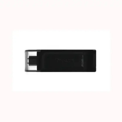 Pendrive KINGSTON nera con connettore USB protetto da cappuccio trasparente