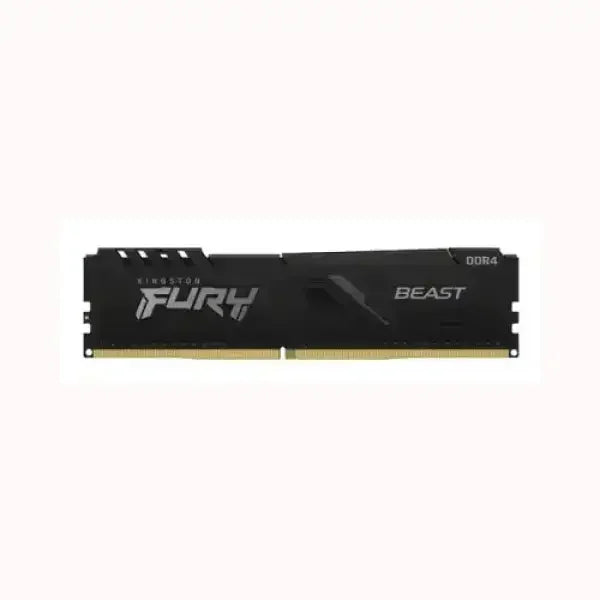 Modulo RAM DDR4 Kingston Fury Beast in colore nero per prestazioni elevate del computer