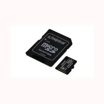 KINGSTON MICRO SD con adattatore SD nero per espansione memoria digitale e dati