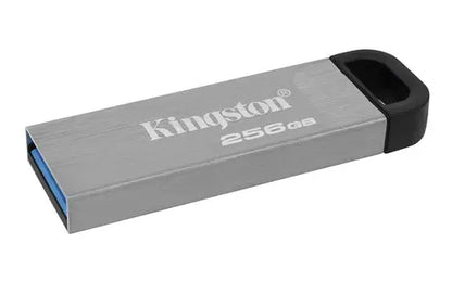 KINGSTON Pendrive da 256GB in alluminio con design semplice e portatile per il trasferimento dati veloce