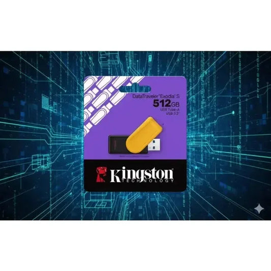 KINGSTON Pendrive DataTraveler Exodia S da 512 GB con connettività USB 3.2 per un veloce trasferimento dati