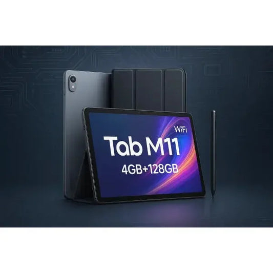 Tablet Lenovo Tab M11 con 4GB di RAM e 128GB di memoria, accessori e stilo inclusi