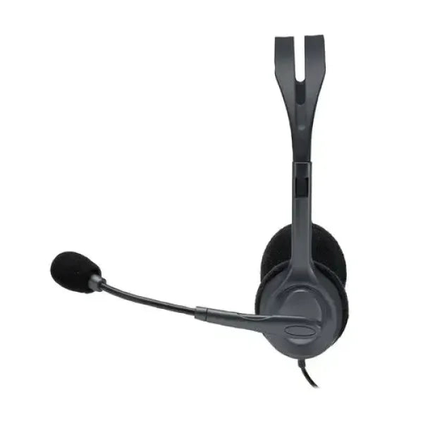 Logitech Cuffie con Filo H111 con Microfono Nero 981-000593 Casse