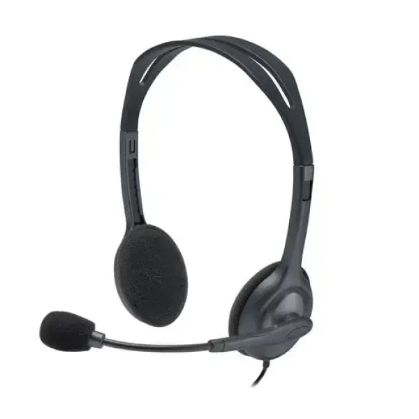 Logitech Cuffie con Filo H111 con Microfono Nero 981-000593 Casse