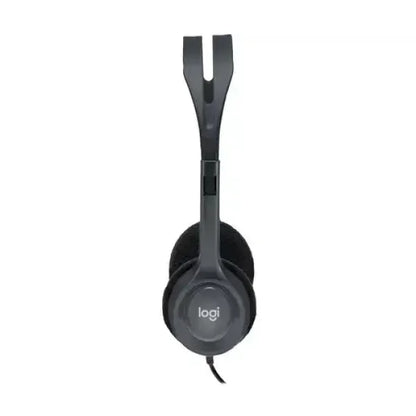Logitech Cuffie con Filo H111 con Microfono Nero 981-000593 Casse