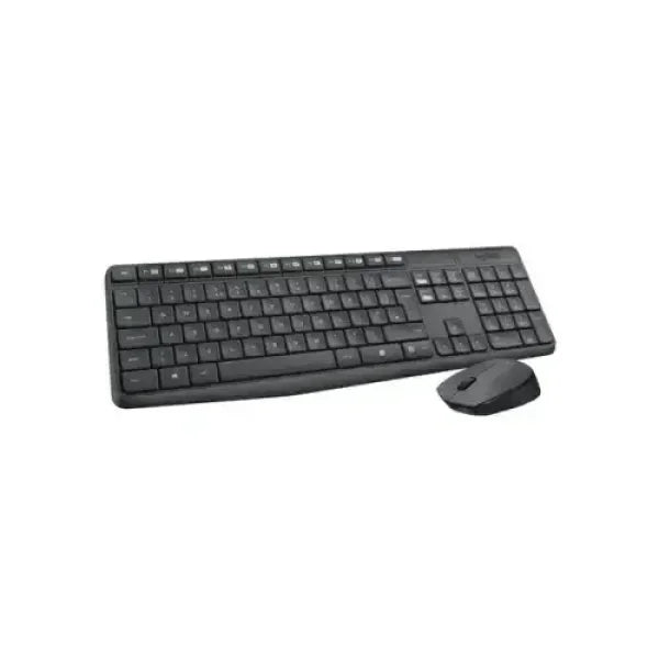 LOGITECH KIT TASTIERA+MOUSE WIRELESS USB NERO MK235 920-007913 Kit Tastiera + Mouse