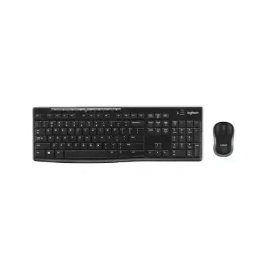 LOGITECH KIT TASTIERA+MOUSE WIRELESS USB NERO MK270 920-004512 Kit Tastiera + Mouse