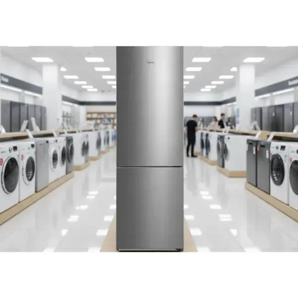 Frigorifero MIDEA frigo combinato in acciaio inox con design elegante per cucine moderne
