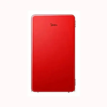 Frigorifero MIDEA rosso con design compatto e moderno per la conservazione efficiente degli alimenti