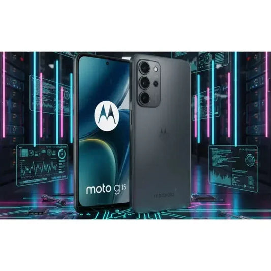 Smartphone Motorola Moto G15 con design elegante e potente fotocamera, perfetto per ogni esigenza