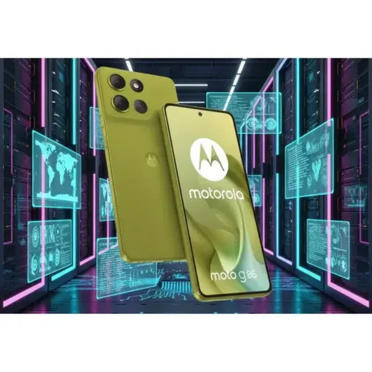 Smartphone Motorola moto g85 in verde con design elegante e schermo nitido