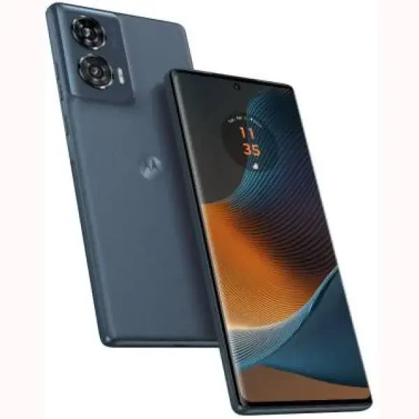 Smartphone Motorola grigio con doppia fotocamera posteriore display ampio e cornice sottile ideale per multimedia e social