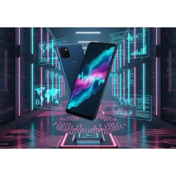 Smartphone Motorola con design elegante e display vivace, perfetto per la tecnologia moderna