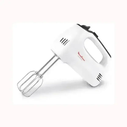 Frullatore elettrico MOULINEX bianco con fruste in acciaio inox per impasti e miscelazione