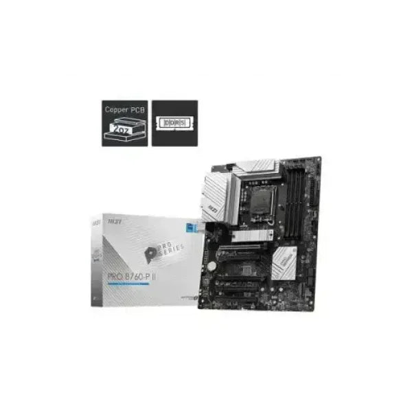 MSI MB 1700 12/13/14°GEN. PRO B760-P II 4xDDR5 4xSATA M.2 HDMI/DP Schede madri