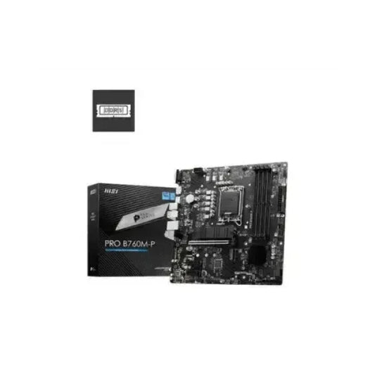 MSI MB 1700 12/13/14°GEN. PRO B760M-P 4xDDR5 4xSATA M.2 VGA/HDMI/DP Schede madri