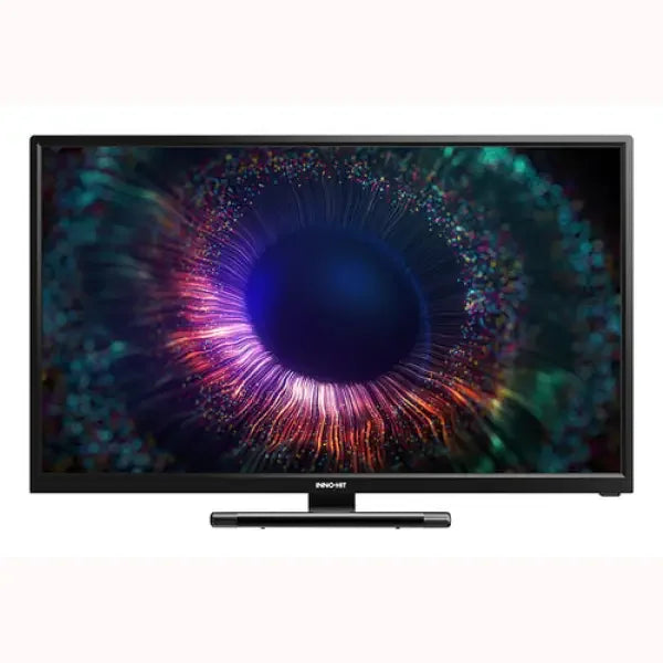 Televisore INNO-HIT schermo piatto LED con base centrale immagine astratta colorata ad alta definizione per salotto