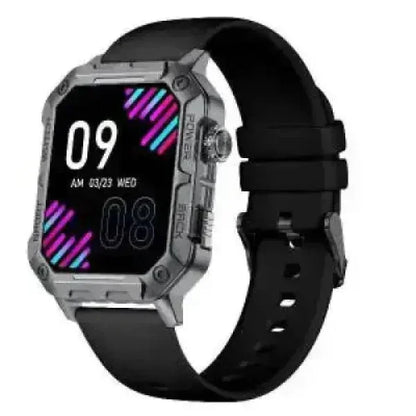 Smartwatch Nilox con display digitale e cinturino nero, resistente e alla moda per un uso quotidiano