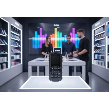Smartphone Onda in esposizione con clienti in un negozio di tecnologia