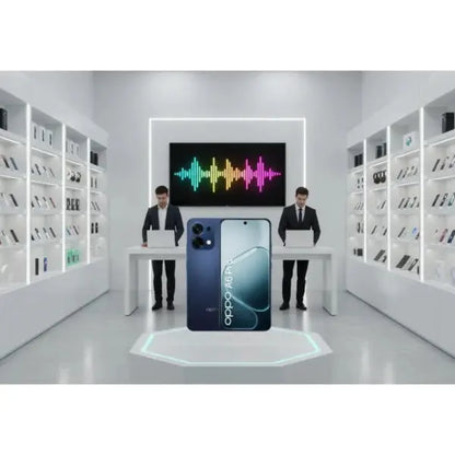 Smartphone OPPO A6 Pro in esposizione con design elegante e funzionalità avanzate