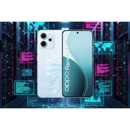 Smartphone OPPO Reno 14F con design moderno e schermo elegante, ideale per la tecnologia mobile