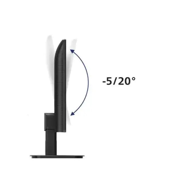 Philips Monitor con inclinazione regolabile da -5 a 20 gradi per un comfort visivo ottimale