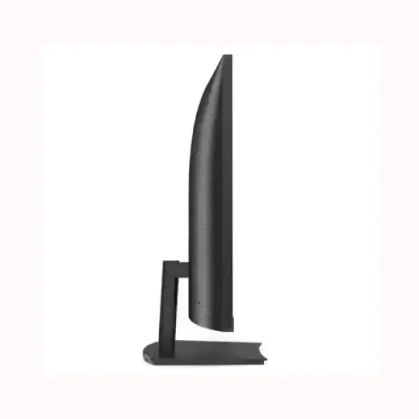 Monitor PHILIPS nero visto di profilo con design sottile e supporto regolabile