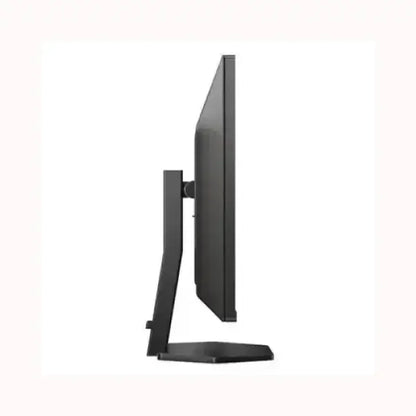Monitor PHILIPS nero vista laterale con design sottile e supporto regolabile