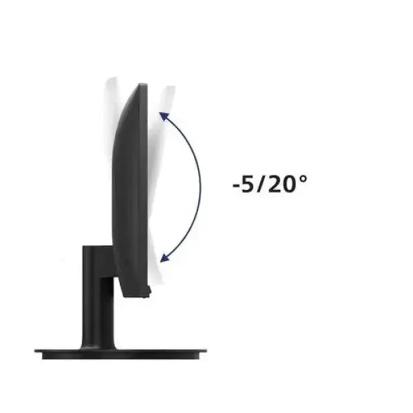 Monitor Philips con inclinazione regolabile da -5 a 20 gradi per un'ottimale visualizzazione
