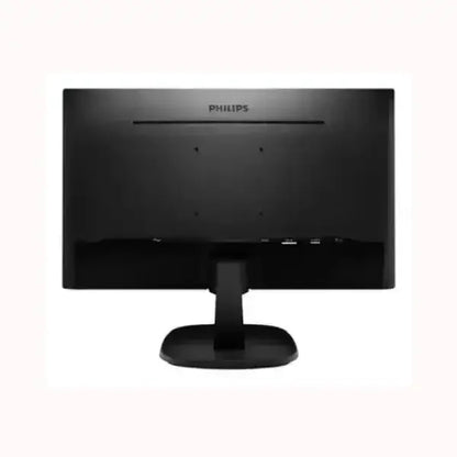Monitor PHILIPS nero visto da dietro con supporto robusto e design moderno