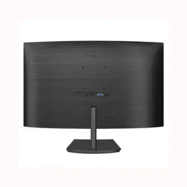 Retro del PHILIPS MONITOR nero con supporto rettangolare e porte di connessione visibili