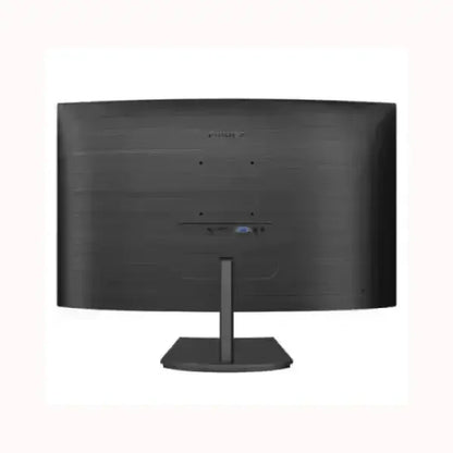 Retro del PHILIPS MONITOR nero con supporto rettangolare e porte di connessione visibili