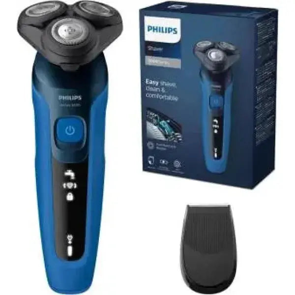 Philips Rasoio Elettrico con testine rotanti per una rasatura comoda ed efficiente, incluso il caricabatterie