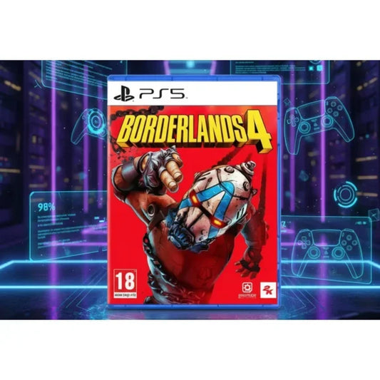 Gioco Borderlands 4 per PS5 con grafica vivace e personaggio principale in azione