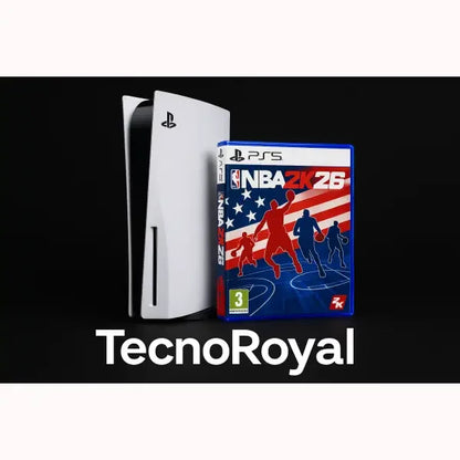 Console PS5 con gioco NBA 2K26 in confezione, ideale per gli appassionati di basket