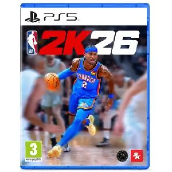 NBA 2K26 per PS5 con protagonista un giocatore di basket in azione sul campo